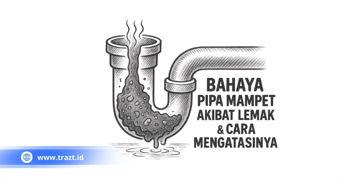 saluran pipa mampet karena lemak