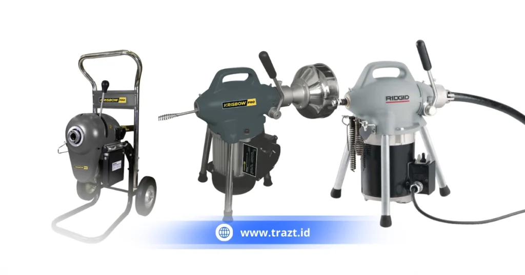 Jasa Ridgid contoh alat ridgid, rooter dari berbagai merk