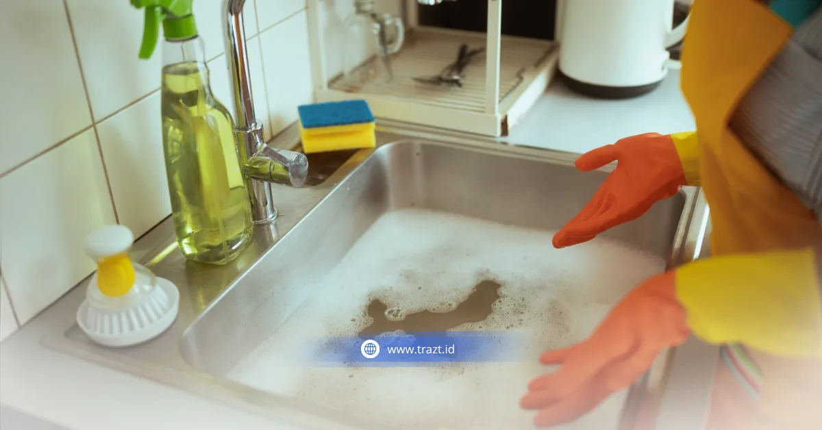 penyebab Wastafel Cucian Piring Mampet dan Caranya Mengatasinya