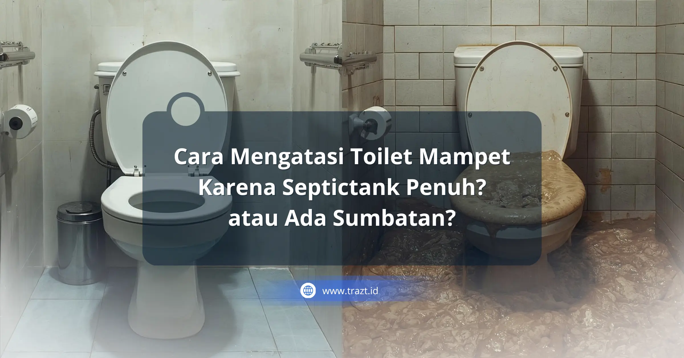 Cara Mengatasi Toilet Mampet Bedakan Sumbatan dan Septictank Penuh