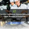 Checklist Perawatan Saluran Restoran _ Cegah Mampet & Downtime
