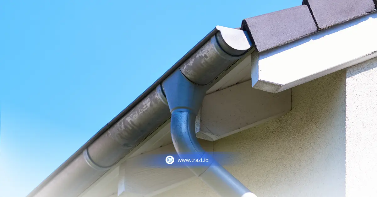 fungsi talang air hujan atap rumah