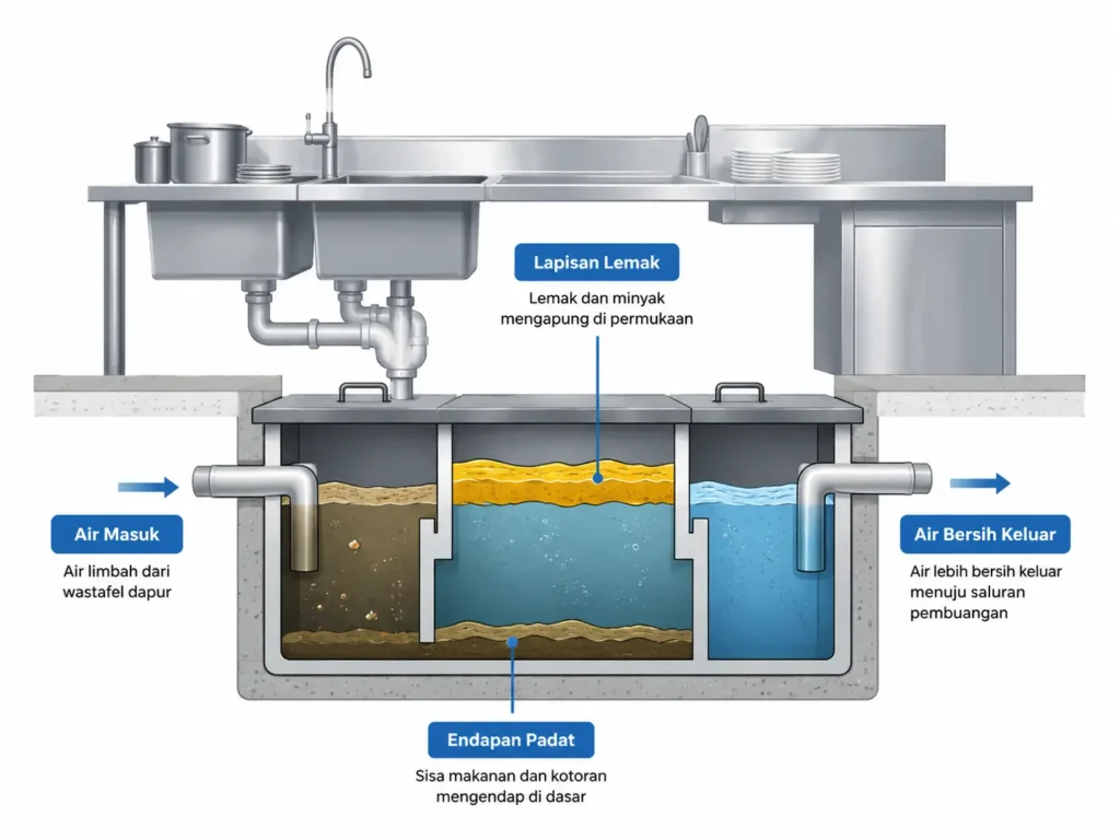 Apa Itu Grease Trap dan Kenapa Wajib Dimiliki Bisnis Kuliner