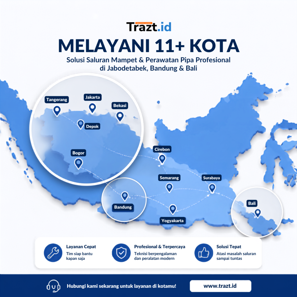 Solusi Saluran Mampet & Perawatan jasa grease trap Profesional
di Jabodetabek, Bandung & Bali